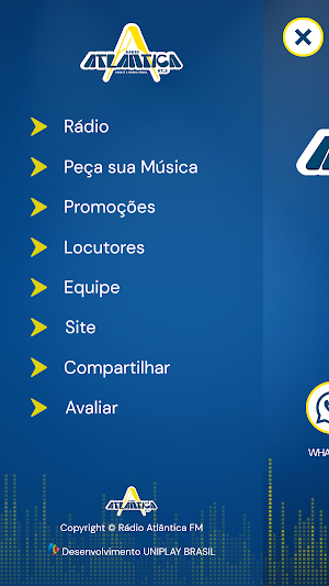 Rádio Atlântica FM 87,5 Screenshot 2