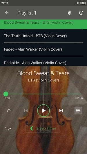 Violin Cover 01 Screenshot 1
