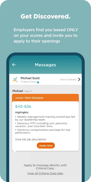 JobFlare for Job Search – Play Games. Get Hired. Screenshot 2