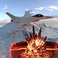 Jet Fighter on Sky