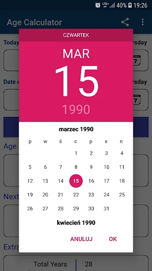 Age Calculator by Date of Birth Screenshot 2