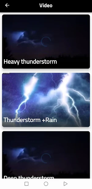 Thunderstorm Sleep Sounds Screenshot 1