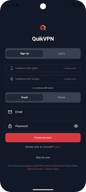 QuikVPN by Avanture Screenshot 3