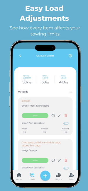 LoadMate: Weight Calculator Screenshot 2
