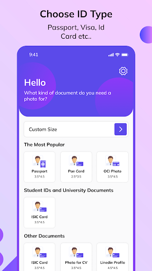 Passport Size Photo Maker Screenshot 0