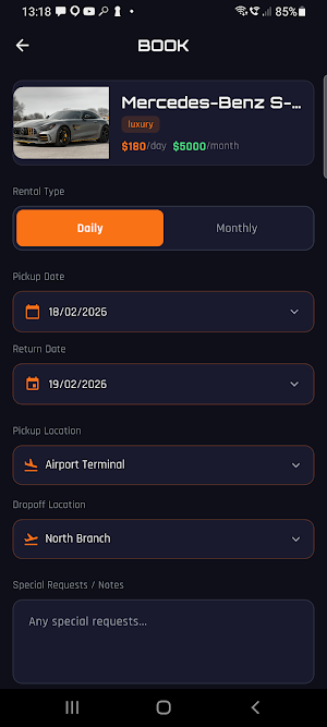 Best Star: Car Rental Screenshot 3