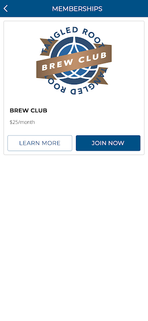 Tangled Roots Brewing Company Screenshot 1