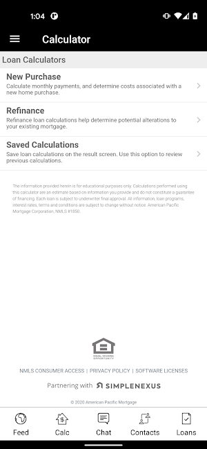 Aware Mortgage Screenshot 1