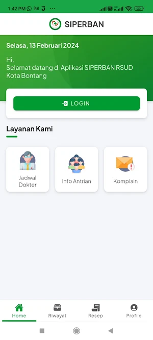 Siperban RSUD Taman Husada Screenshot 1