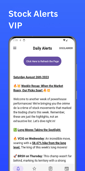 Stock Alerts VIP Screenshot 0