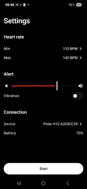 Heart Alert Screenshot 1