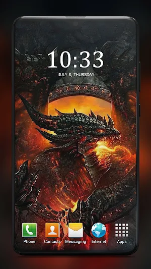 Fire Dragon Wallpaper Screenshot 0