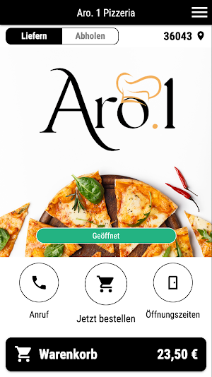 Aro. 1 Pizzeria Screenshot 0