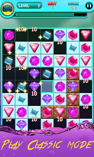 Jewel Crush 2077 - Jewels Clas Screenshot 1