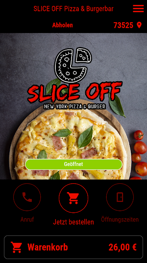 SLICE OFF Pizza & Burgerbar Screenshot 0