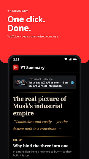 YouTube Digest - YT Summary Screenshot 2
