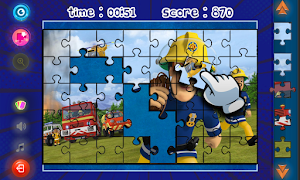 Firefighter Jigsaw Sam Puzzle Screenshot 2