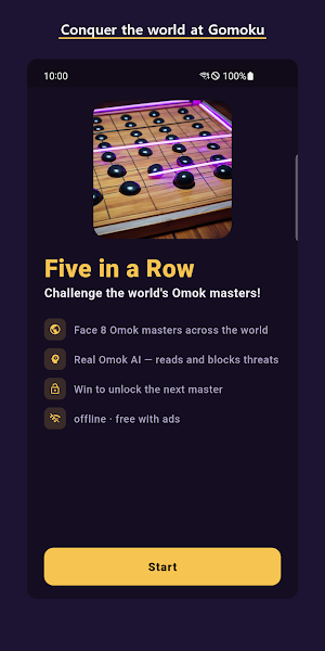 Five in a Row - Gomoku Game Screenshot 0