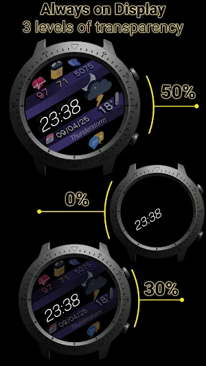 Digital watchface Isometry Screenshot 3