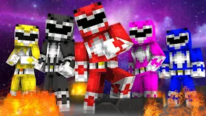 Power Ranger Skin Mod For MCPE Screenshot 0