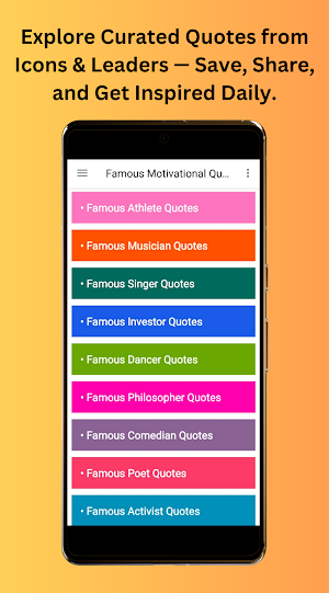 Famous Motivational Quotes Screenshot 1