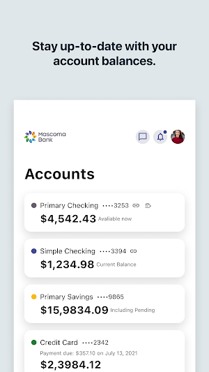 Mascoma Bank Screenshot 1