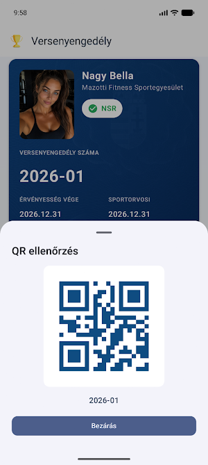 Versenyengedély Screenshot 1