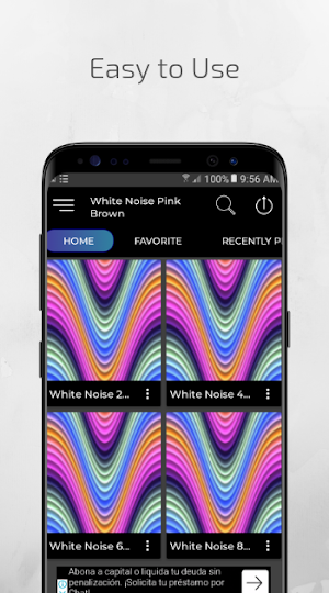White Pink Brown Noise Screenshot 1