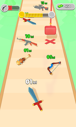 Weapon evolution 3D Run Game Screenshot 2