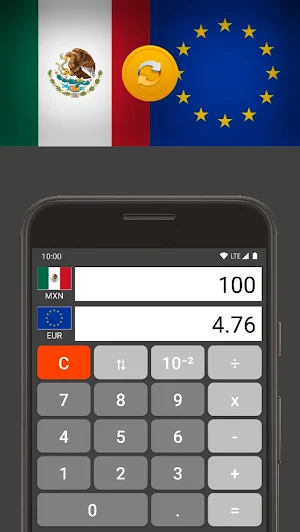 Euro / Mexican Peso Screenshot 1