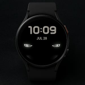 Dynamic Car Lights Watch Face Screenshot 3