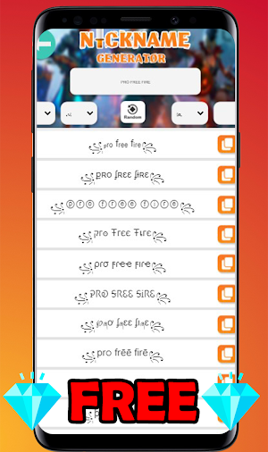 Nickname Generator for Free FF - Symbol & Font Screenshot 0
