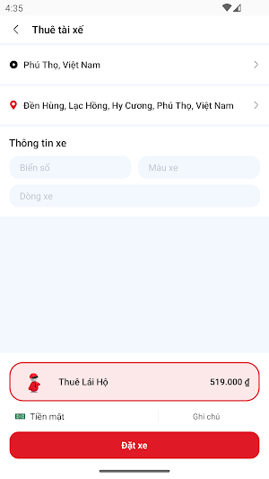 LÁI XE HỘ PT Screenshot 2