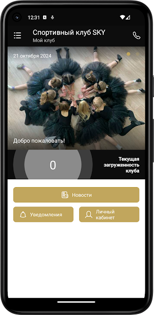 Танцевальноспортивный клуб SKY Screenshot 1