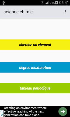 science chimie Screenshot 2