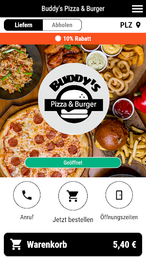 Buddy's Pizza & Burger Screenshot 0