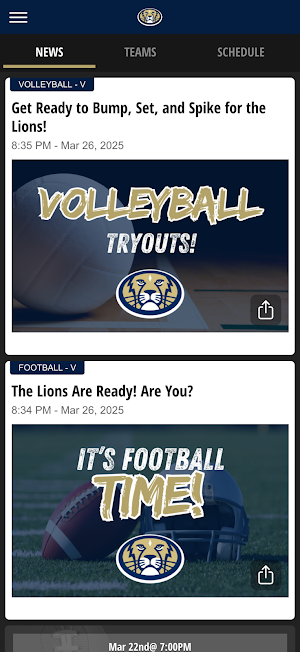 Saint Matthew School Lions Screenshot 1