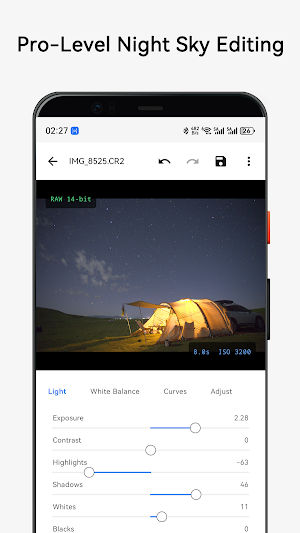 RawFlow - RAW Editor & Astro Screenshot 1