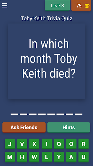 Toby Keith Trivia Quiz Screenshot 3