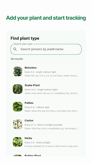 Plant Water Reminder Screenshot 2