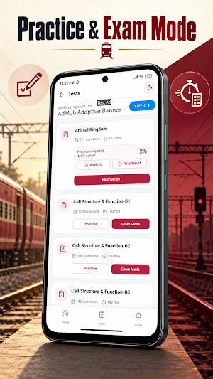 Railway Exam Quiz Screenshot 2