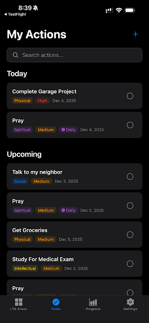 Integrity Tracker Screenshot 2