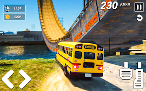 School Bus Driving: Ramp Stunt Screenshot 1