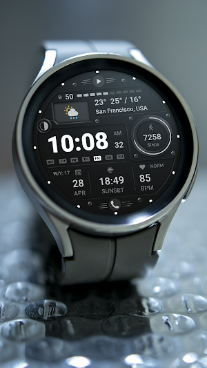 WFP 125 Digital watch face Screenshot 3