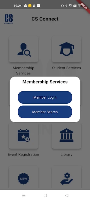 CS Connect Screenshot 2