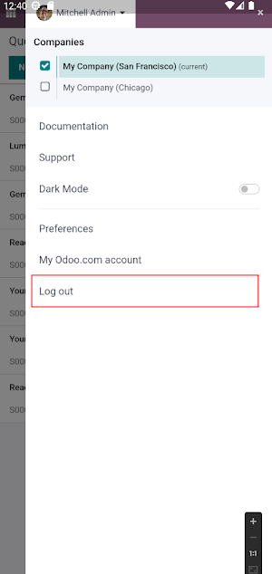 Odoo Community Mobile Screenshot 2