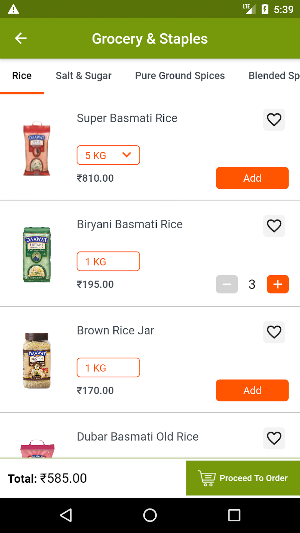 MyHome Grocery Screenshot 1