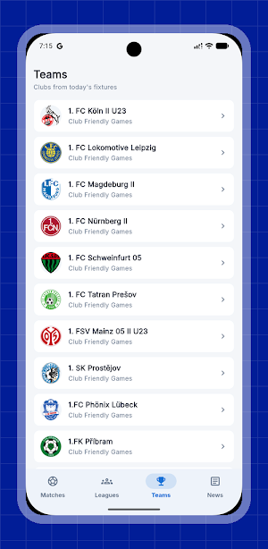 SportzFy TV: Live Score Screenshot 1