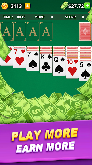 Solitaire Easy Cash - Win Cash Screenshot 3