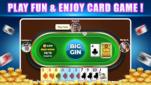 Gin Rummy Card Game Screenshot 1
